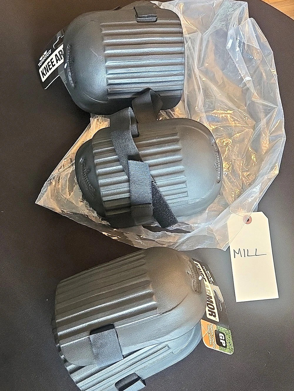 Tommyco Knee Armor T-Foam General Purpose Kneepads Black LOT Star Trek Wardrobe